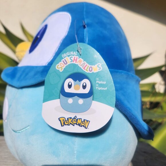 NEW Squishmallows Pokemon 10" Piplup Penguin Plush Stuffed Animal Toy VALENTINES - Picture 4 of 12